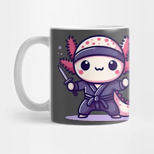 cute baby ninja axolotl Mug